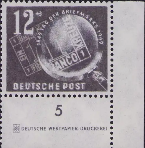 2926 DDR **  245 DZ  Tag der Briefmarke 1949