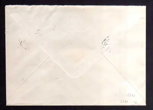 B3520 DDR Briefe Einzel- oder Mehrfachfrankaturen 1977 2275 EF Einschreiben
