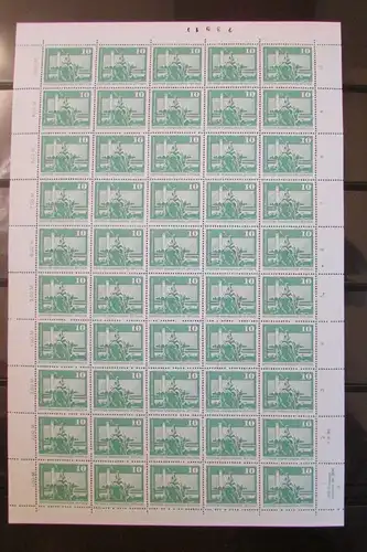 DDR 1973 Soz. Aufbau 10 Pf. 1843 I d RWZ L/I Reihenwertzahlen falsch von 20 Pf.