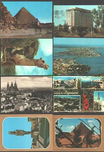 B7826 7 Belege DDR Botschaft Somalia 1972 Limex Cairo Mogadischu Lagos Nigeria