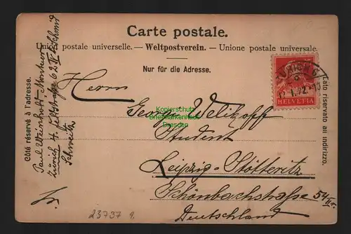 23737 AK Zürich Sonntagsausflug auf der Helvetia Dampfer , gelaufen 1922