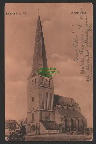 151904 AK Rostock Petrikirche 1905