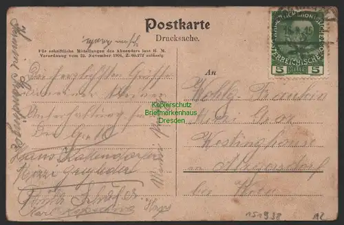 151938 AK Ober St. Sankt Veit Wien  1915 Hietzinger Hauptstraße