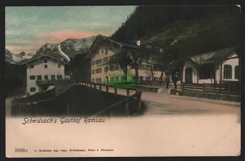 150264 AK Ramsau Scheidachs Gasthof um 1900