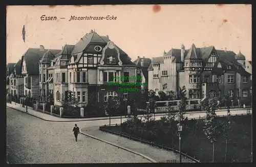 149986 AK Essen 1908 Mozartstrasse Ecke