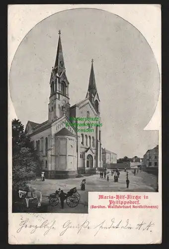 149883 AK Filipov Jirikov 1902 Maria-Hilf-Basilika Wallfahrtskirche