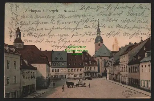 149963 AK Zschopau im Erzgebirge Neumarkt 1905