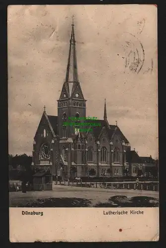 148373 AK Daugavpils Dünaburg Lettland 1918 Lutherische Kirche Blutuntersuchung