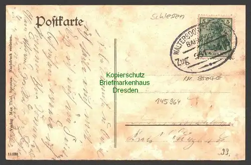 145964 AK Henriettenhütte 1913 Warenhaus Scheibel Elektrizitätswerk Post Haus