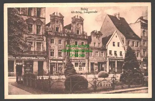 146018 AK Brzeg Brieg Alt-Brieg Langestraße Cafe Restaurant Gründel