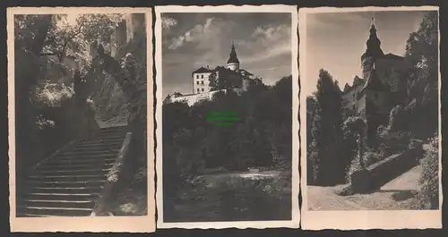 144957 3 AK Fotokarte Schloss Friedland in Böhmen Frydlant 1930