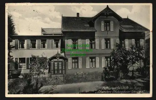 143461 AK Gernrode im Harz Schwestern Erholungsheim Osterhöhe 1934