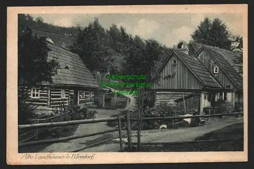143678 AK Bärndorf Schlesische Heimatschutz Postkarten Leipelt Warmbrunn um 1925