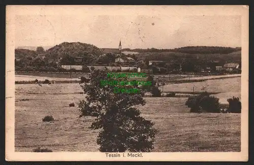 142593 AK Tessin i. Meckl. Panorama 1927