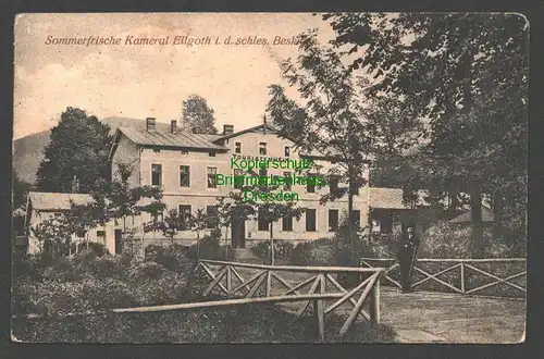 142210 AK Kameral Ellgoth Komorni Lhotka schlesische Beskiden Touristenheim 1914