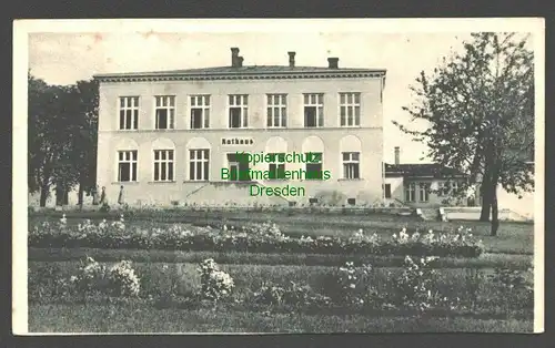 142173 AK Peterswald O.S. bei Mährisch Ostrau Rathaus um 1920