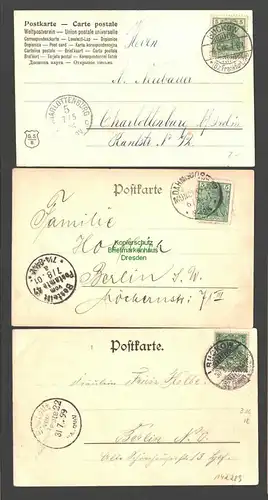 142289 3 AK Buckow Märk. Schweiz Schwarze Kehle 1906 Pritzhagener Mühle 1899