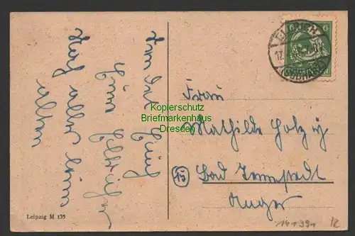141391 AK Herzliche Ostergrüße Ellrich Südharz 1946