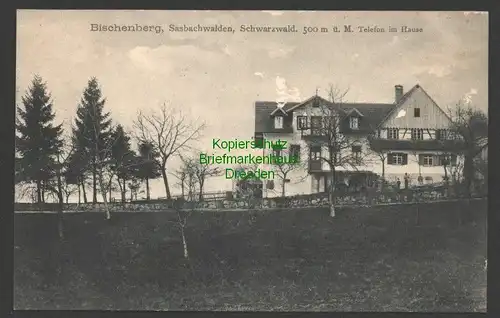 141462 AK Bischenberg Sasbachwalden Schwarzwald um 1920