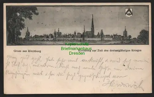 140193 AK Kirchberg Hunsrück 1911 zur zeit des dreissigjährigen Krieges