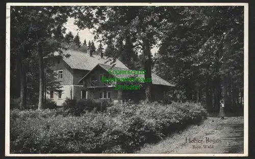 140299 AK Furth im Wald Hoher Bogen Hohenbogenhütte 1931