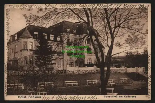 139898 AK Holsteinische Schweiz Seeschloss am Kellersee Eutin 1929