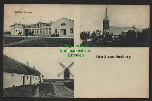 139922 AK Saksborg Saxburg Windmühle Mole Tinglev 1931