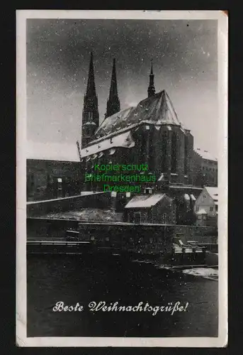 139806 AK Görlitz 1947 Fotokarte Beste Weihnachtsgrüße