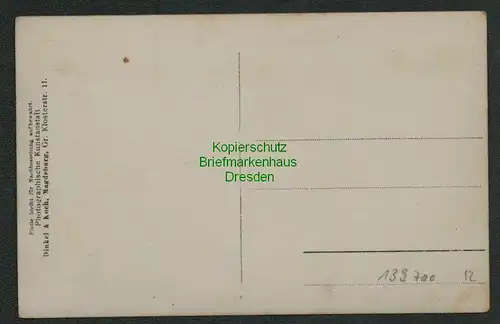 139700 AK Magdeburg Fotokarte Fleisch & Wurstwaren Paul Erhardt um 1915