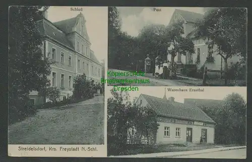 137664 AK Streidelsdorf Krs. Freystadt Niederschlesien 1942 Post Ernstthal