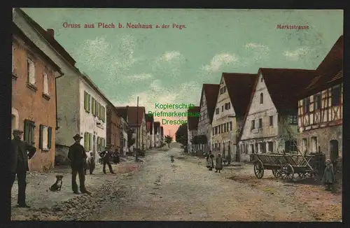 136725 AK Plech b. Neuhaus a. der Pegnitz Marktstrasse 1907