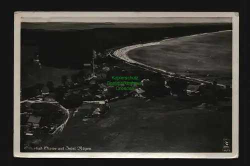 136177 AK Ostseebad Glowe auf Insel Rügen 1938 Luftbild Fotokarte
