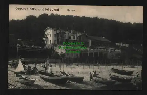 136058 AK Ostseebad Adlershorst bei Zoppot Sopot Kurhaus um 1910