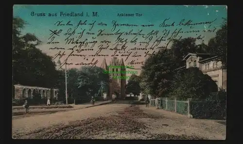 136180 AK Friedland i. M. Anklamer Tor 1912