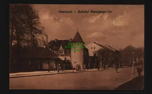 136227 AK Neuruppin 1926 Bahnhof Rheinsberger Tor