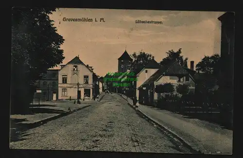 136272 AK Grevesmühlen i. M. Lübschestrasse 1912 Geschäft Karl Schmidt