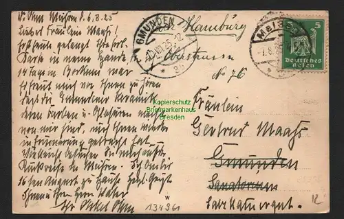 134961 AK Gmunden Fotokarte Sanatorium Schmiller 1925