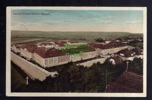 135124 AK Meissen Landes Polizei Schule 1929