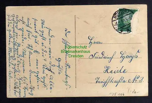 135106 AK Nortorf i. Holstein Postamt 1930