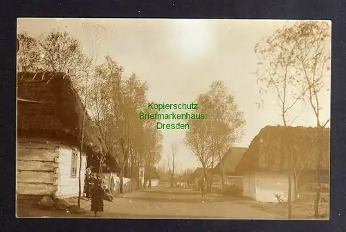 135152 AK Zelkovice Schelkowitz bei Lowitz (?) Fotokarte Dorfstraße um 1915