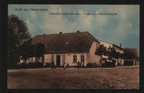 135006 AK Germendorf Oranienburg Gasthof August Schenck um 1910