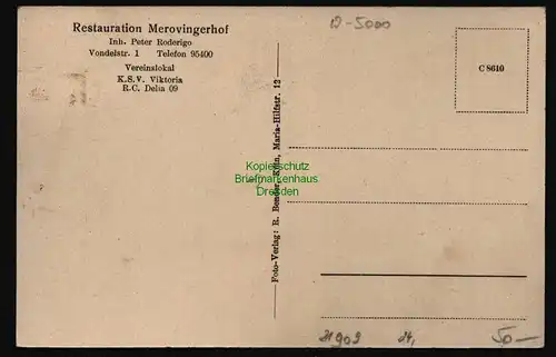 21909 AK Köln Merovinger Hof Schenkwirtschaft Restauration Reklame Dortmunder