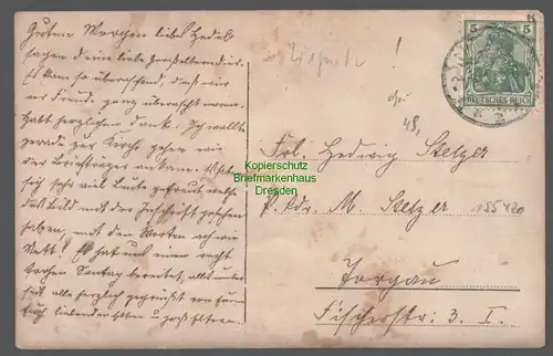 155420 AK Fotokarte Liegnitz 1909 Kaiserliche Postagentur mit Briefkasten