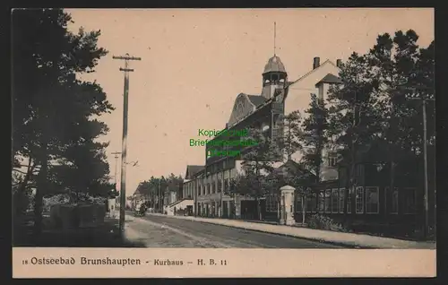 151045 AK Ostseebad Brunshaupten Kurhaus um 1910