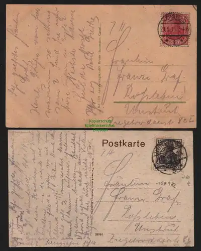 150982 2 AK Hersfeld Gesamtansicht 1919