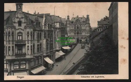 150927 AK Siegen 1904 Cölnertor mit Zugbrücke