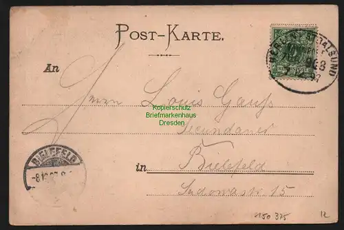 150375 AK Szklarska Poreba Schreiberhau Marienthal i. Riesengebirge  1907