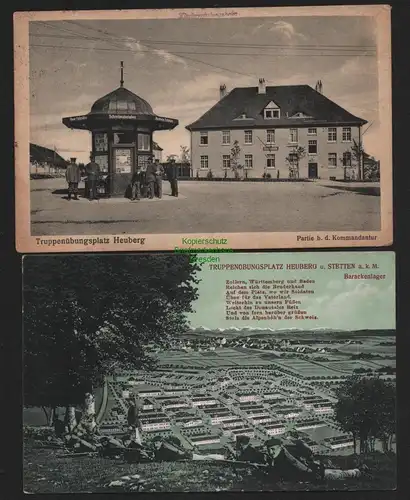 150315 2 AK Truppenübungsplatz Heuberg Bz. Konstanz Barackenlager Kommandantur