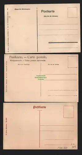 150254 3 AK Bad Tölz Panorama 1908 Rückseite kalvarienberg Benediktenwand