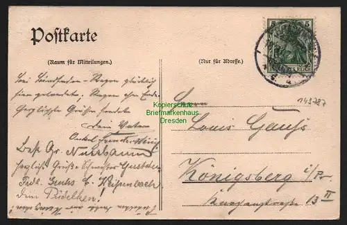 149787 AK Brackwede Bielefeld 1907 Gasthof zur Post